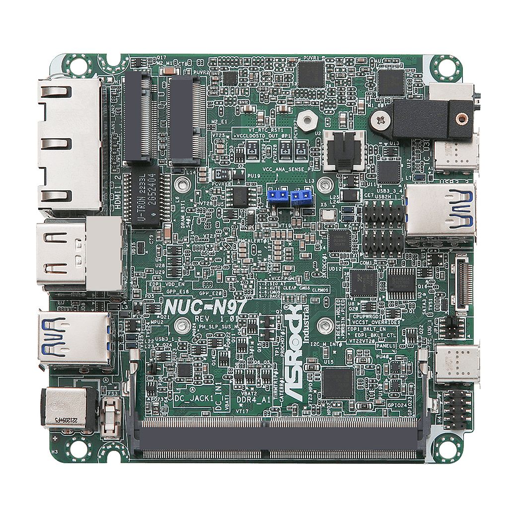 Asrock Industrial Nuc N Nuc Single Board Computer With Intel Alder